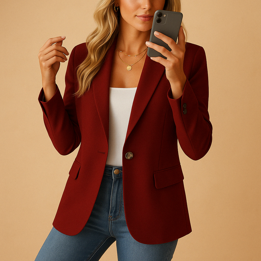Blazer Stretch pour Femmes pour le Bureau et les Sorties du Soir