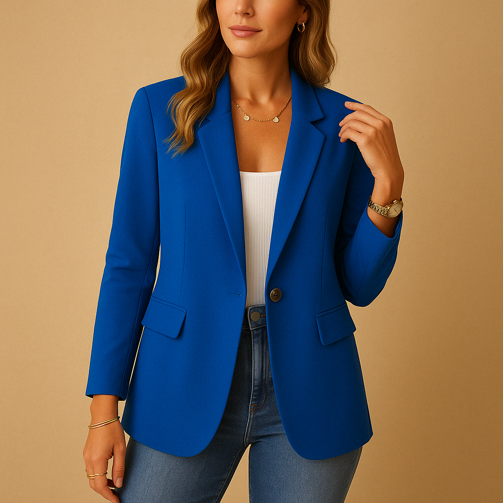 Blazer Stretch pour Femmes pour le Bureau et les Sorties du Soir