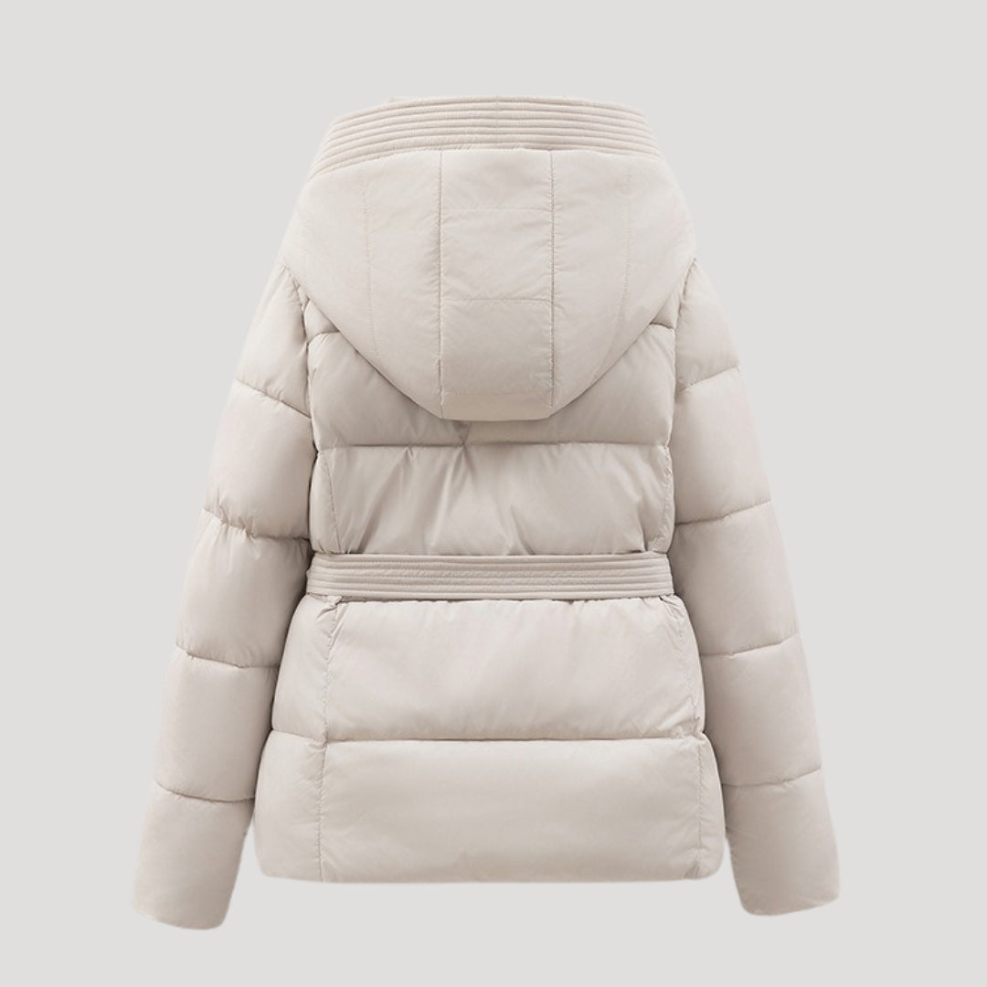 Veste Puffer à Capuche Élégante pour l'Hiver