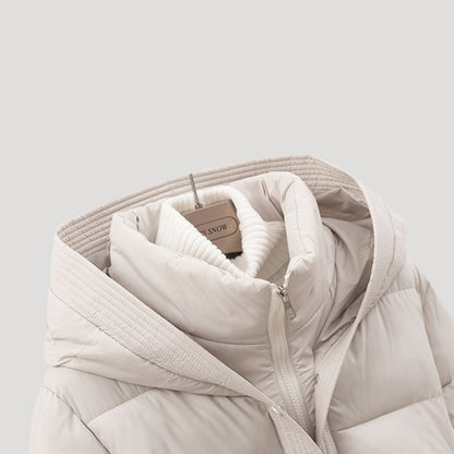 Veste Puffer à Capuche Élégante pour l'Hiver