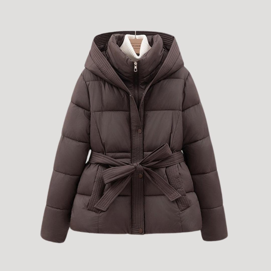 Veste Puffer à Capuche Élégante pour l'Hiver