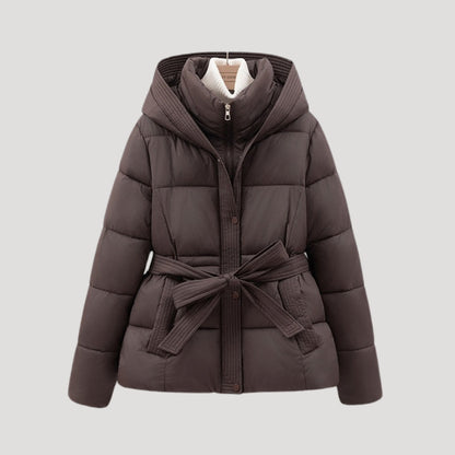 Veste Puffer à Capuche Élégante pour l'Hiver