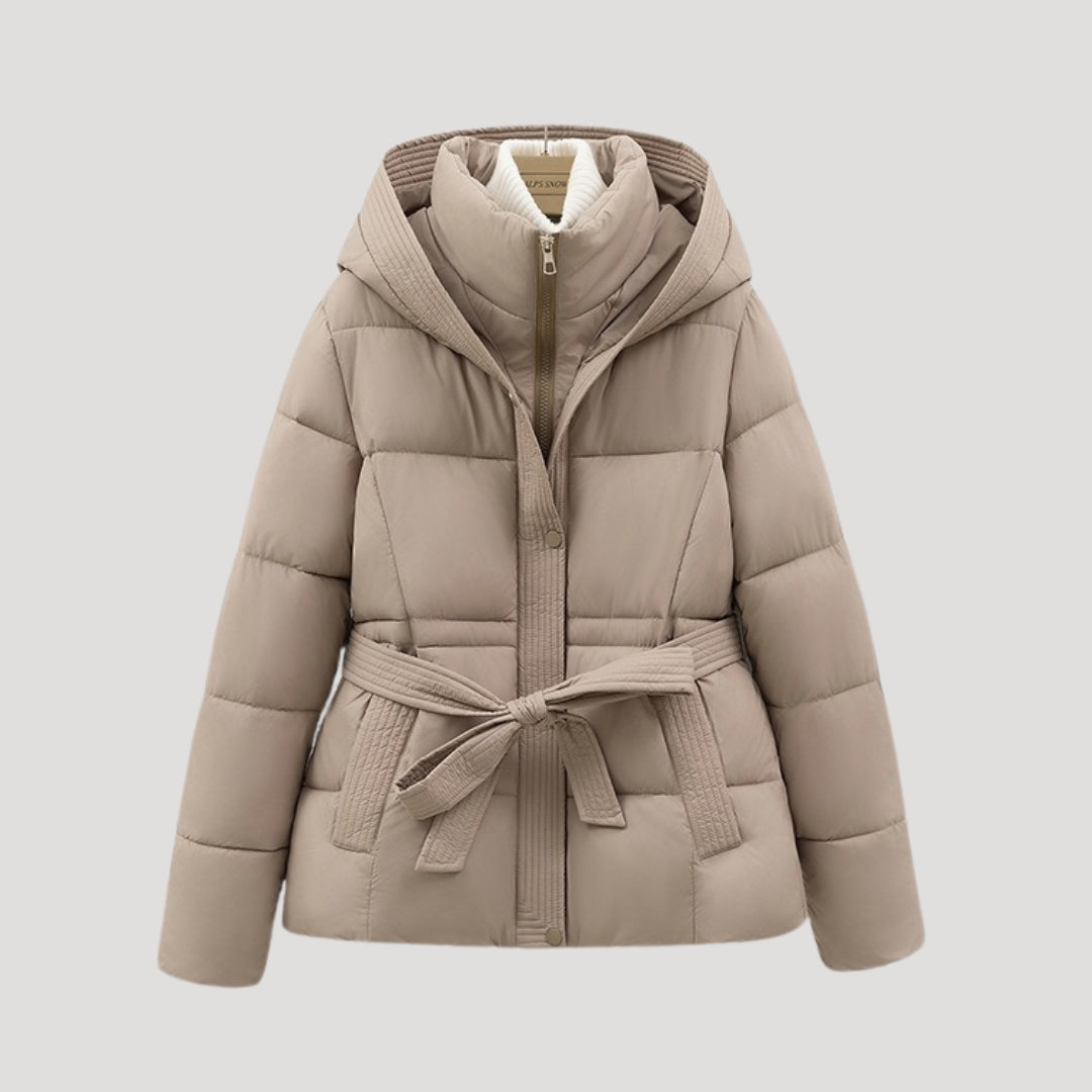Veste Puffer à Capuche Élégante pour l'Hiver