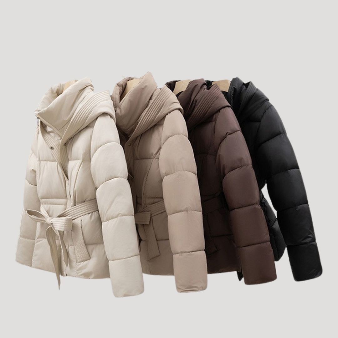 Veste Puffer à Capuche Élégante pour l'Hiver