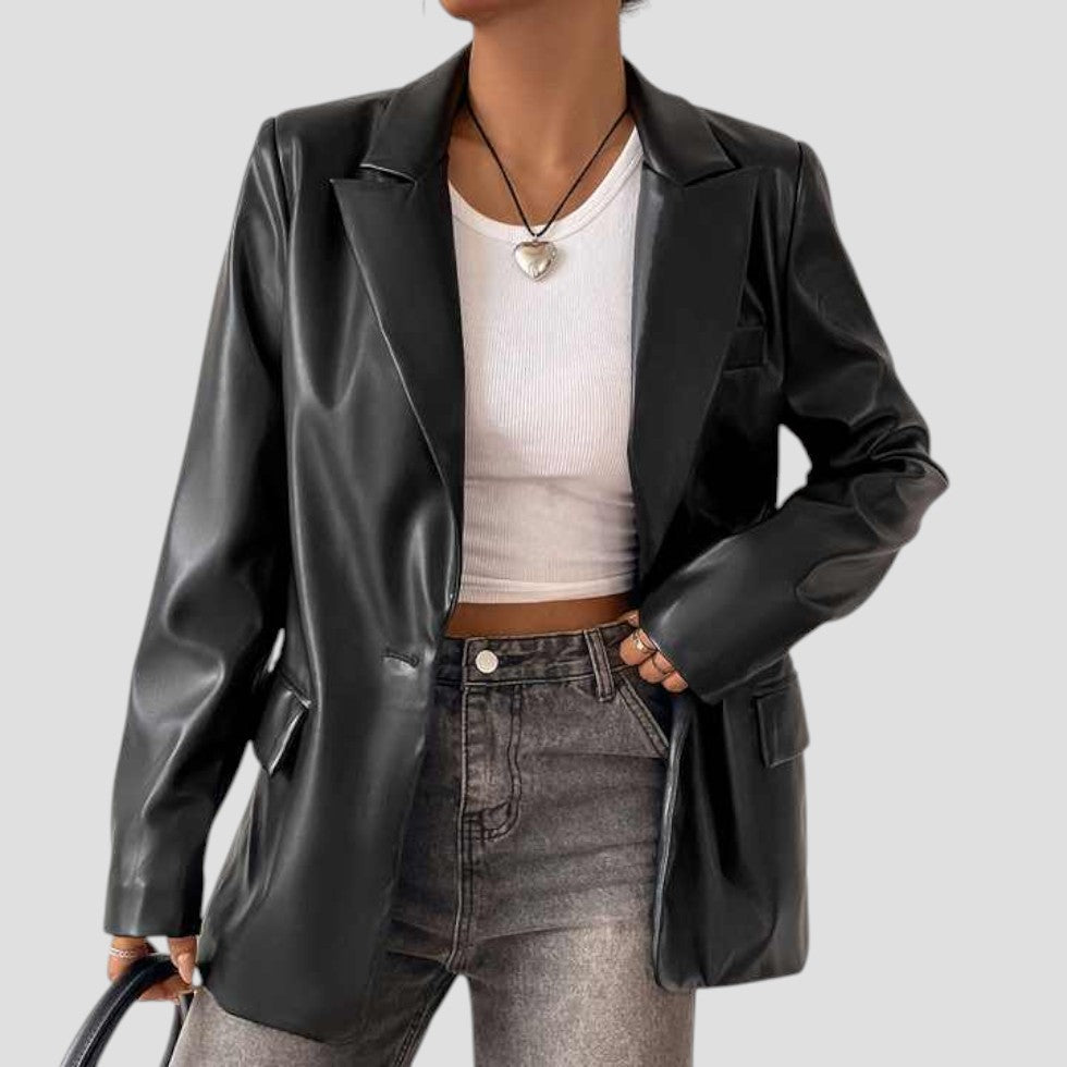 Blazer Noir Chic pour Femmes, Idéal pour Toutes les Occasions