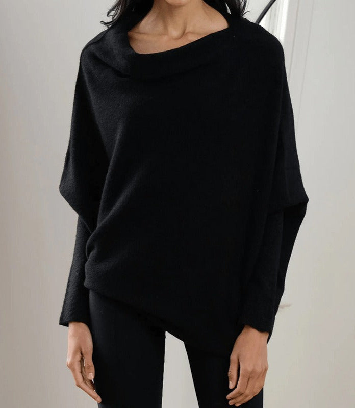 Pull Chic Oversized Col Bateau pour un Style Élégant