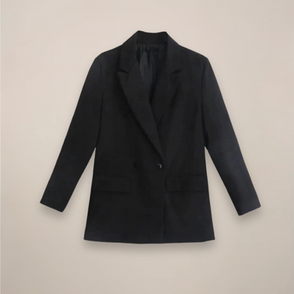 Blazer Chic Oversized à Double Boutonnage pour l'Automne/Hiver