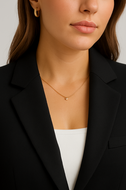 Blazer Noir Chic pour Femmes - Coupe Élégante pour le Travail ou les Événements