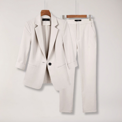 Ensemble Blazer et Pantalon Chic pour Femmes pour le Bureau et les Événements