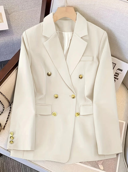Blazer Femme Croisé pour Événements Toute Saison