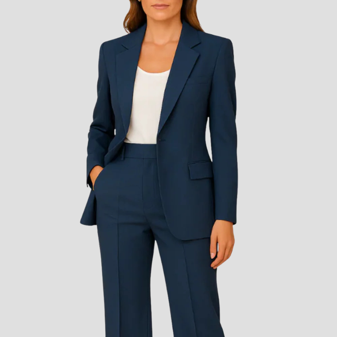 Costume Deux Pièces Chic pour Femmes pour le Bureau et les Événements