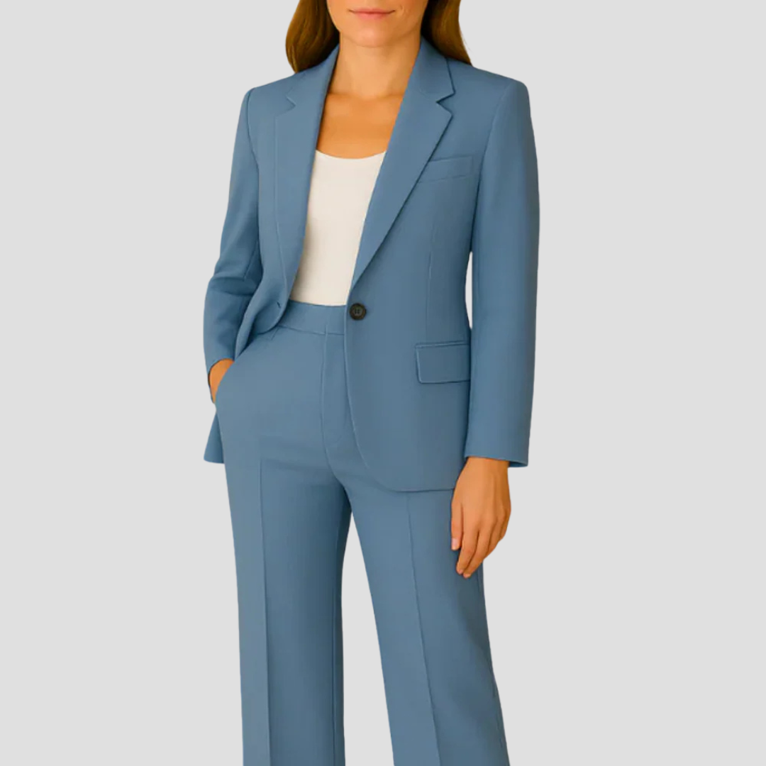 Costume Deux Pièces Chic pour Femmes pour le Bureau et les Événements