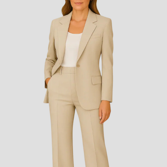Costume Deux Pièces Chic pour Femmes pour le Bureau et les Événements