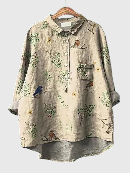 Valeria™ - Blouse en Chiffon à Imprimé Floral pour un Usage Quotidien