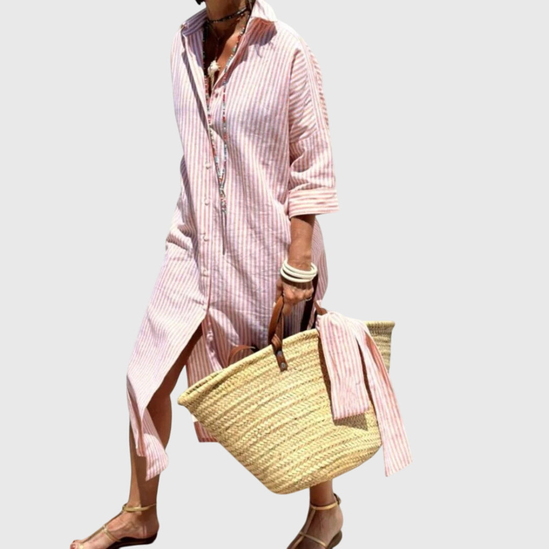 Ellen™ | Robe Rayée Chic pour Toutes les Occasions