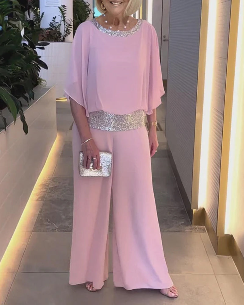 Celestia | Ensemble de Sequins Glamour pour Événements