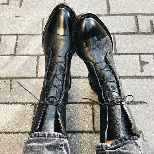 Emma - Bottes d'hiver en cuir vegan élégantes pour toutes les occasions