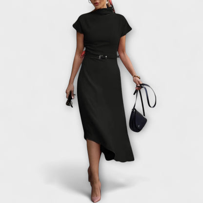 Amelia - Robe Urbaine Asymétrique Chic pour Toutes les Occasions