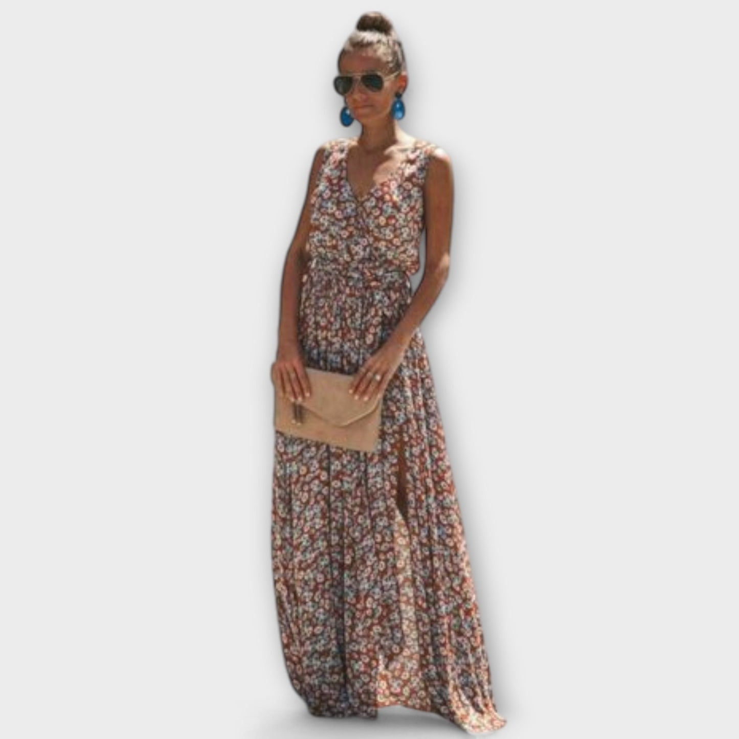 Robe Maxi Bohémienne pour Festivals et Journées à la Plage