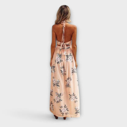 Robe Maxi Boho en Tissu Fluide pour Festivals