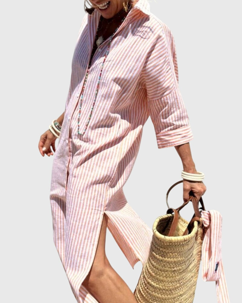 Ellen™ | Robe Rayée Chic pour Toutes les Occasions