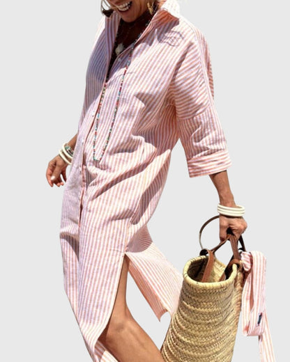 Ellen™ | Robe Rayée Chic pour Toutes les Occasions