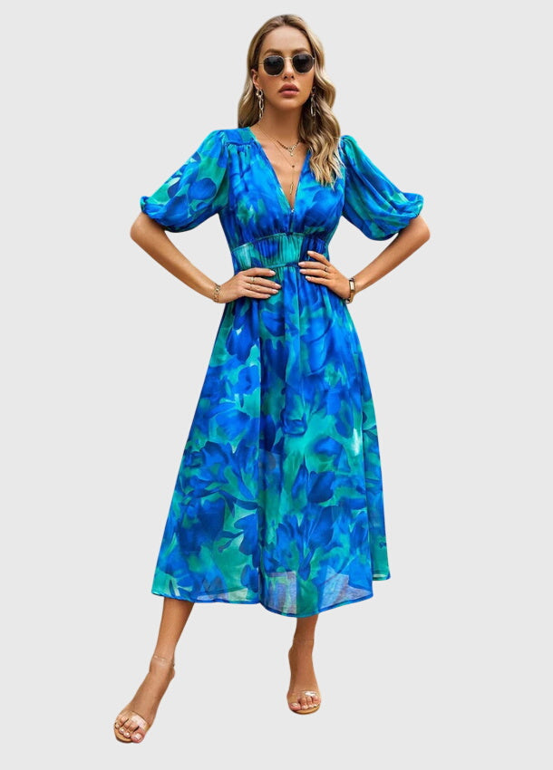 Robe Midi Florale Chic pour Toutes les Occasions