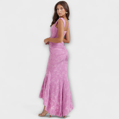 Renske - Robe Longue Corset Chic pour Événements