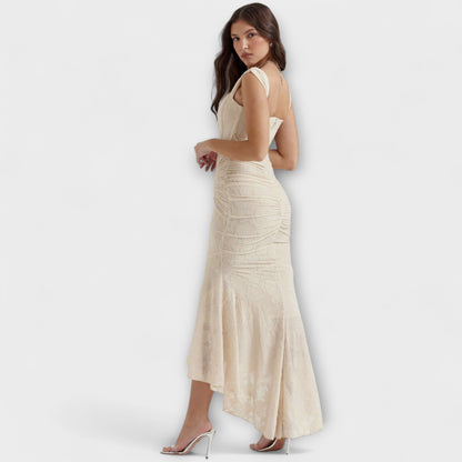 Renske - Robe Longue Corset Chic pour Événements