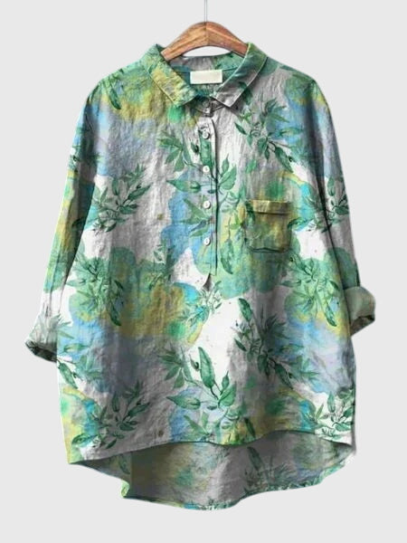 Valeria™ - Blouse en Chiffon à Imprimé Floral pour un Usage Quotidien