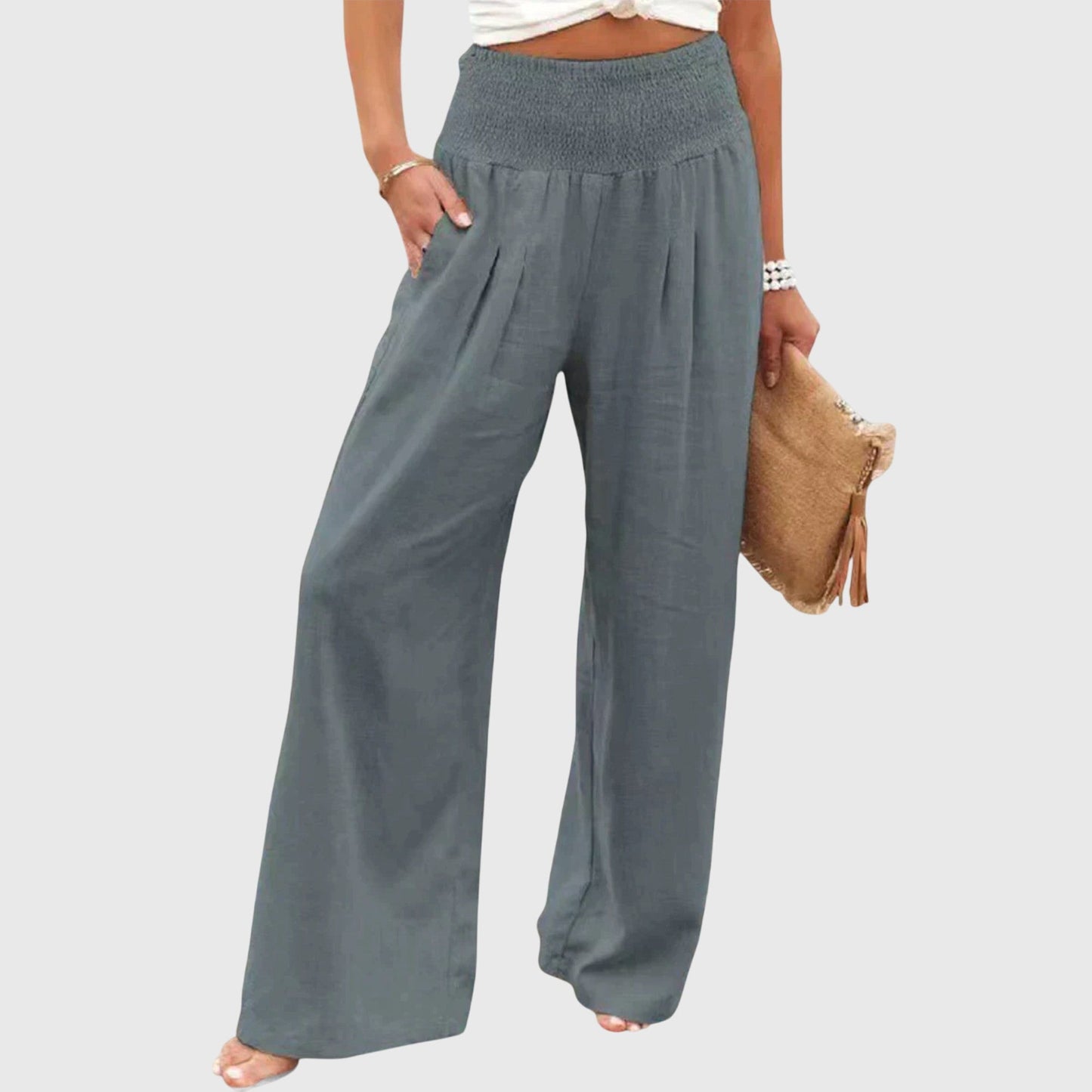 Julie - Pantalon Chic Flottant pour Toutes Occasions