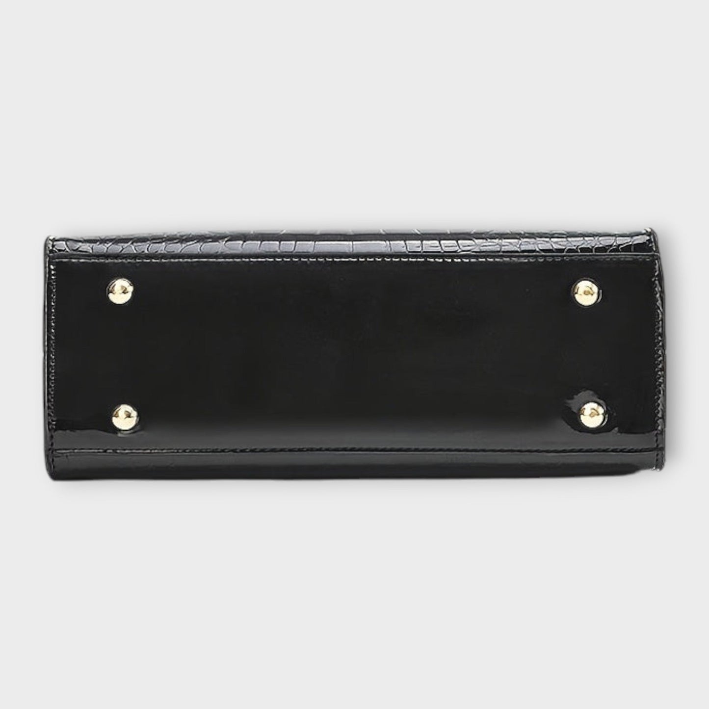 Sac à main en motif crocodile brillant pour occasions chics