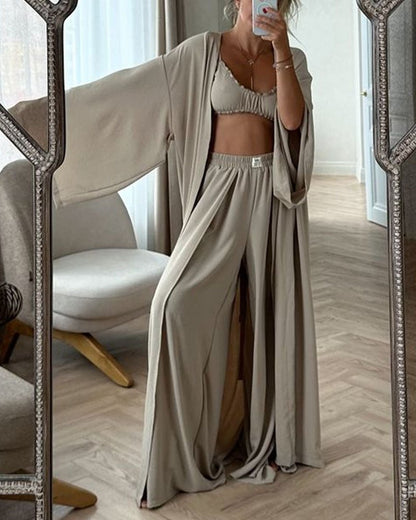 Iana | Ensemble de Cardigan Tricoté Élégant pour un Usage Quotidien