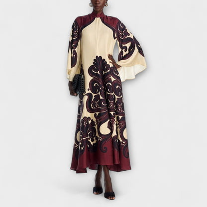 Robe Maxi Chic Imprimé Grenadille pour Toutes Occasions