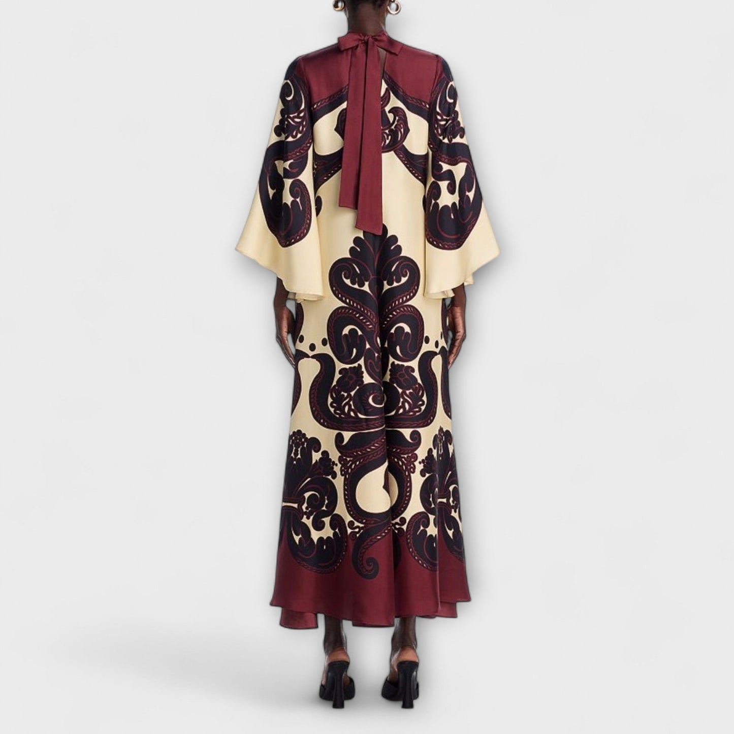 Robe Maxi Chic Imprimé Grenadille pour Toutes Occasions