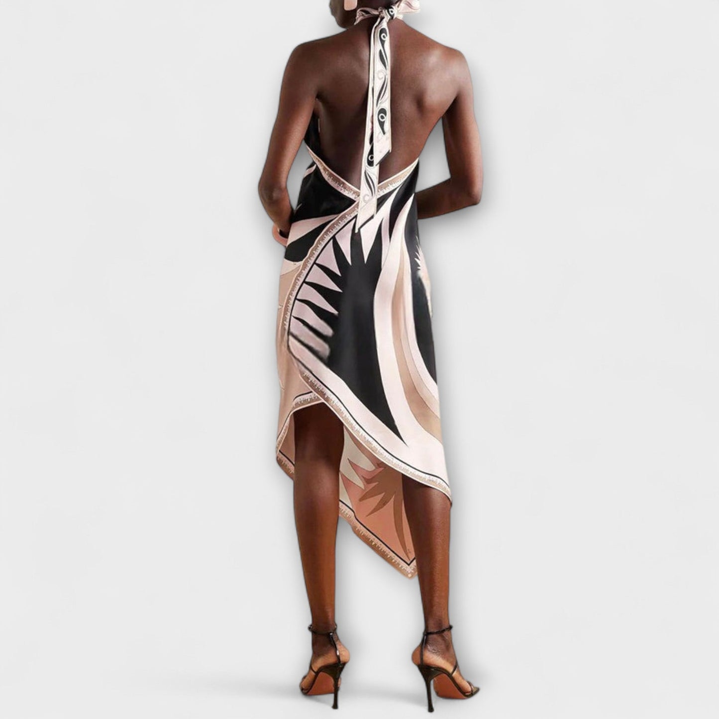 Robe en Satin Chic à Bretelles pour Événements