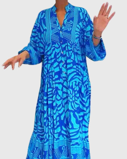 Robe Maxi Chic avec Imprimé Vibrant pour Toutes les Occasions