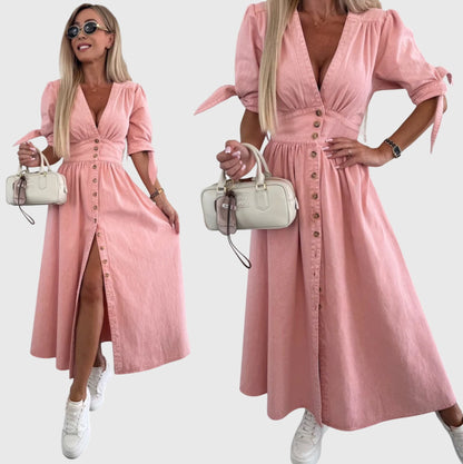 Sophia™ | Robe en Jean Chic pour Chaque Occasion