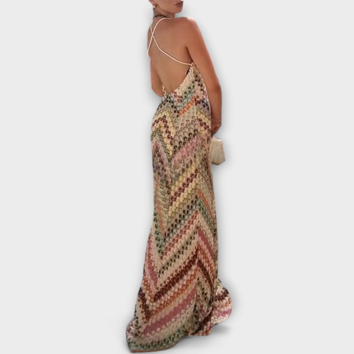 Remi - Robe Maxi Herringbone Vibrante Missoni pour Toutes Occasions