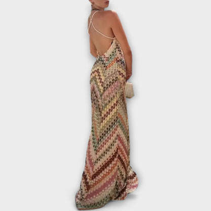 Remi - Robe Maxi Herringbone Vibrante Missoni pour Toutes Occasions