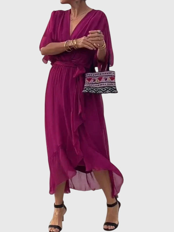 Bethany | Robe de Soirée Chic en Tissu Doux