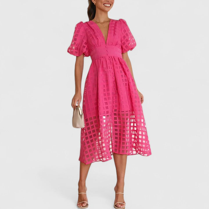 Elanqi | Robe Midi Chic pour Toutes Occasions