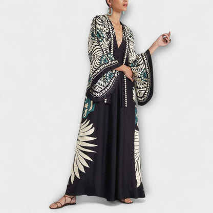 Robe Maxi Imprimée Florale Chic pour Occasions Spéciales