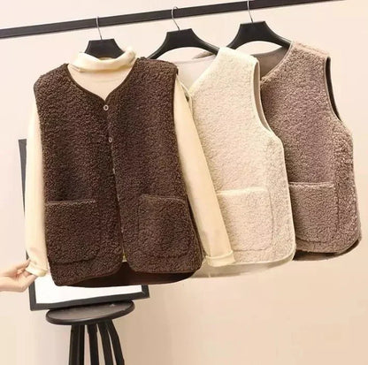 Gilet en Velours Chic pour Femmes - Idéal pour le Superposition