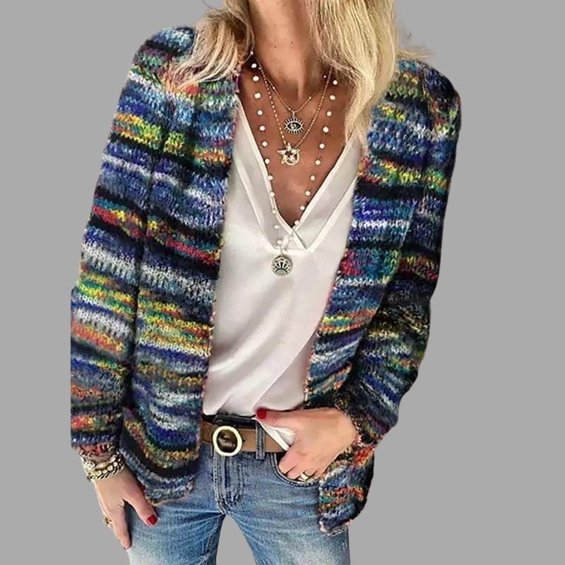 Claire - Cardigan Tricoté Coloré pour Toutes les Occasions