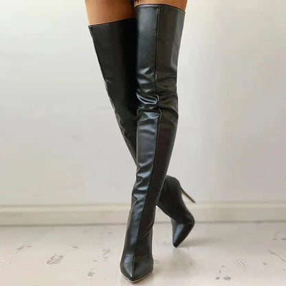 Hailey - Bottes Stiletto Chic Hautes pour Toutes Occasions