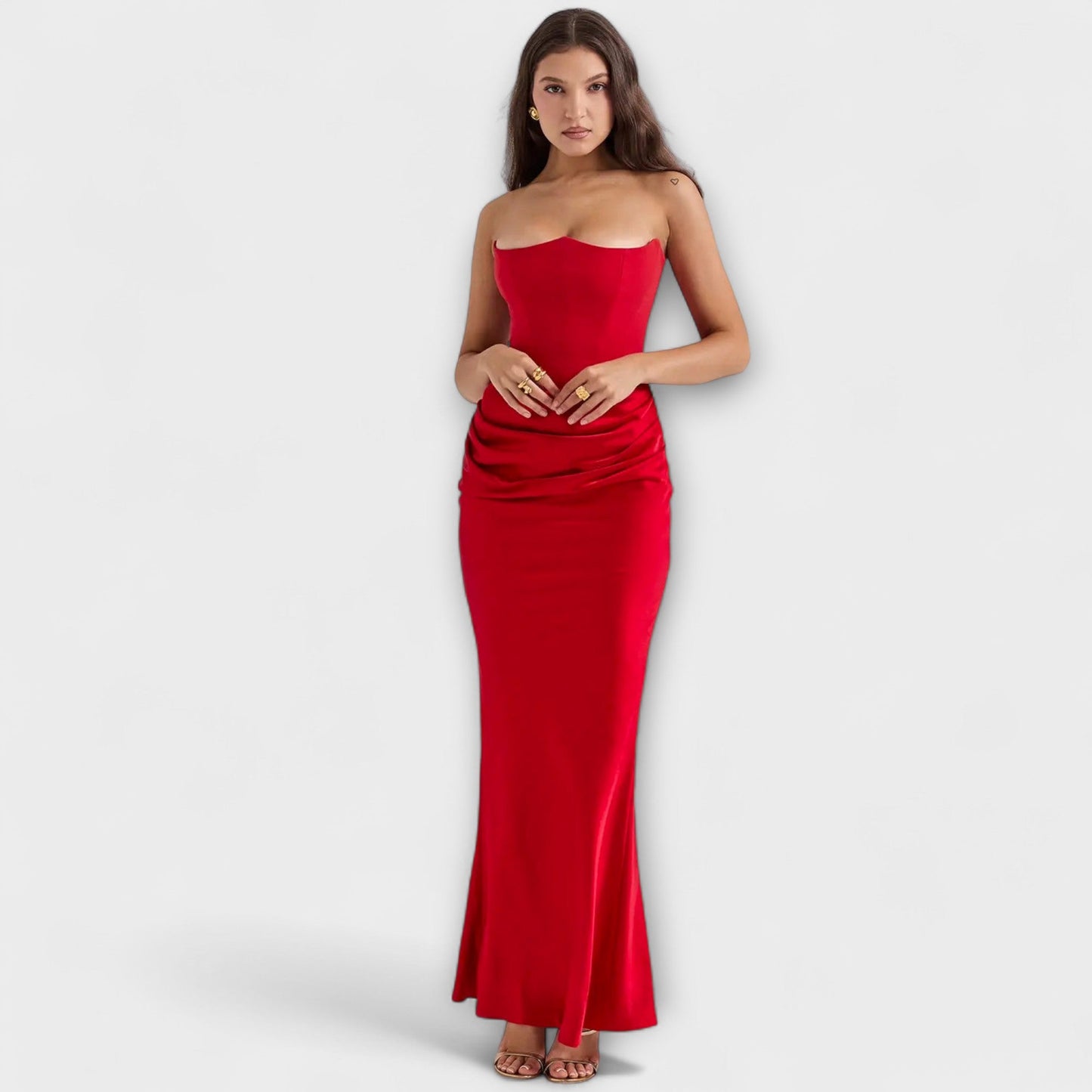 Robe Maxi Satin Chic pour Soirée