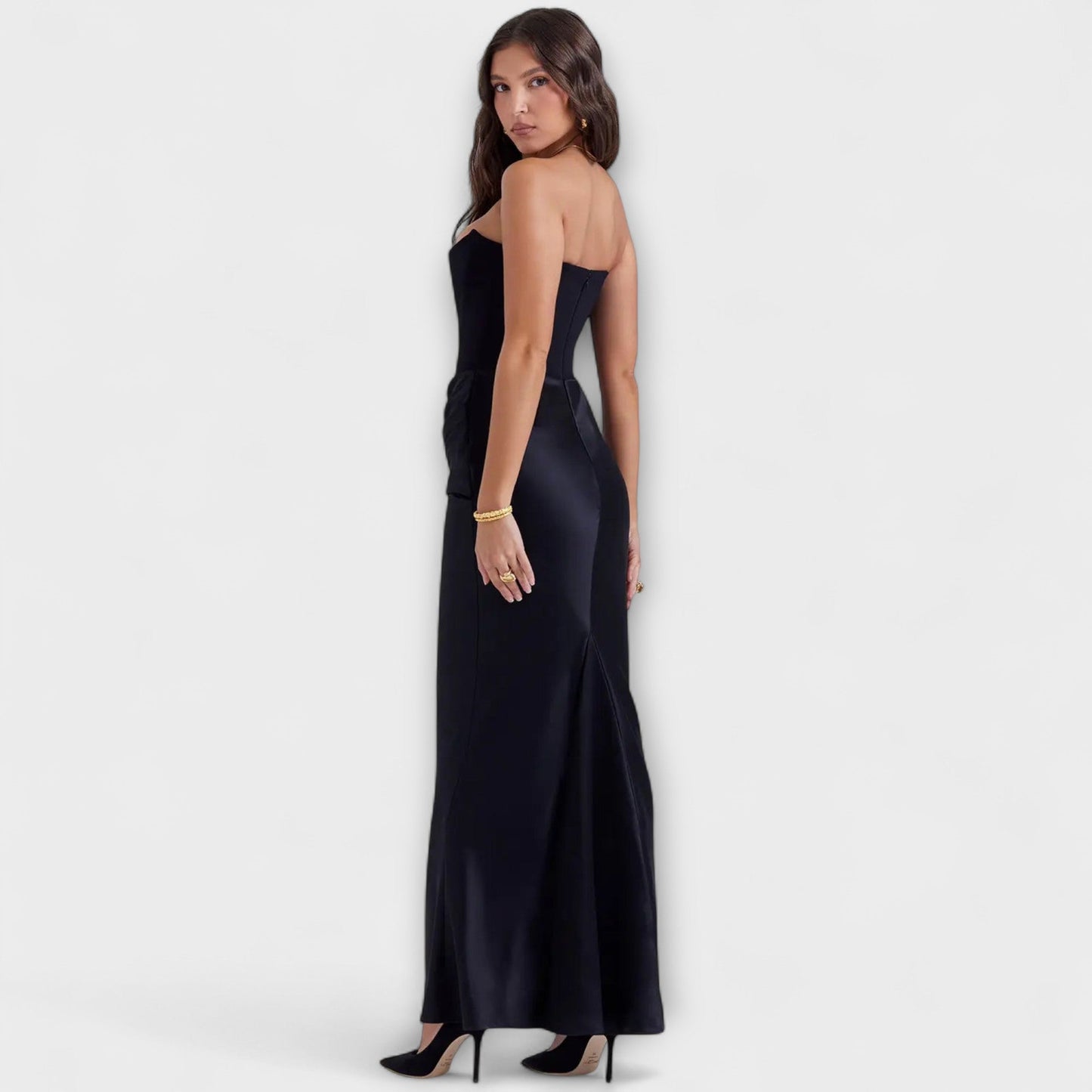 Robe Maxi Satin Chic pour Soirée