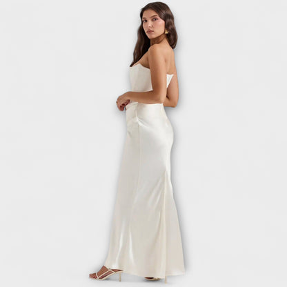 Robe Maxi Satin Chic pour Soirée
