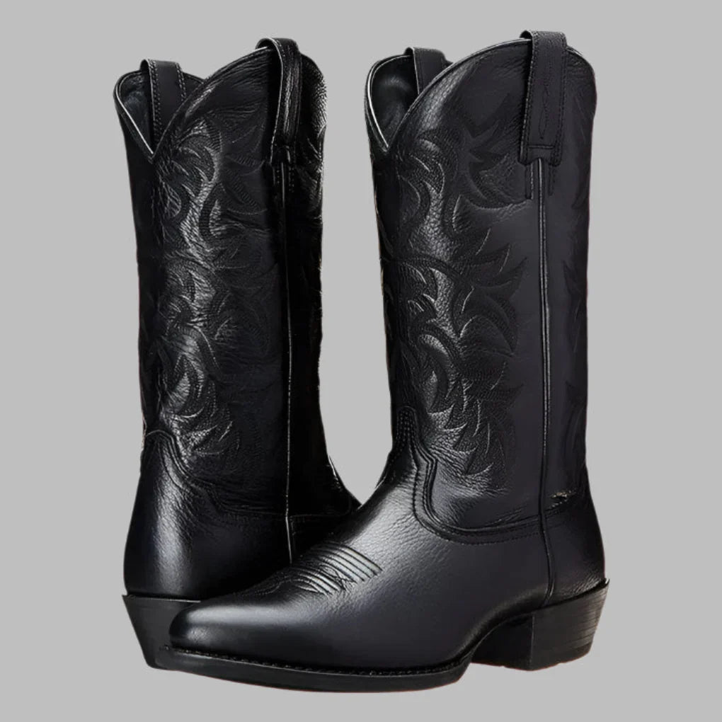 Bottes de cowboy Connor pour homme, style western à enfiler